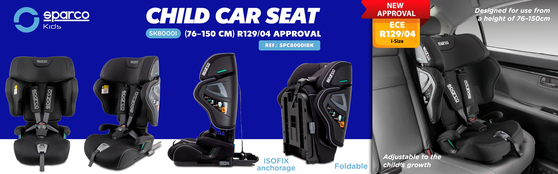 CHILD CAR SEAT SPARCO KIDS